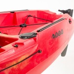 SCK Largo 300 single seat Pedal Kayak ready with aluminium seat and wheelhouse | Red-Yellow