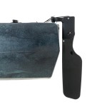 SCK Cargo 320 Μονοθέσιο Pedal Kayak ready με αλουμινίου κάθισμα και τιμονιέρα | Μαύρο-Τυρκουάζ