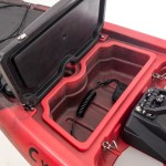 SCK Cyclo 12.6 μονοθέσιο ποδηλατικό καγιάκ με σύστημα ποδήλατο-προπέλας και κουπί | Μαύρο-Κόκκινο