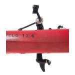 SCK Cyclo 12.6 μονοθέσιο ποδηλατικό καγιάκ με σύστημα ποδήλατο-προπέλας και κουπί | Μαύρο-Κόκκινο