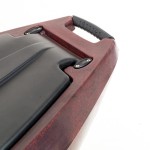 SCK Cargo 320 Μονοθέσιο Pedal Kayak ready με αλουμινίου κάθισμα και τιμονιέρα | Μαύρο-Κόκκινο