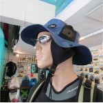 Καπέλο CAP-BEANIE UPF50+ για θαλάσσια σπορ Μπλε - Aropec