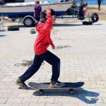 Skateboard 31'' Blue Triangle Fish