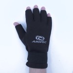 Γάντια νεοπρενίου 2mm με κοντά δάχτυλα Μαύρο - Aropec