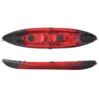 SCK Nereus PLUS sea Kayak 2+1 seats Red - Black
