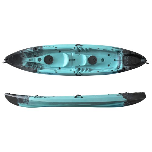SCK Nereus PLUS sea Kayak 2+1 seats Turquoise - Black