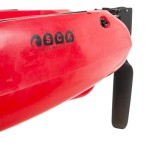 SCK Largo 300 single seat Pedal Kayak ready with aluminium seat and wheelhouse | Red-Yellow