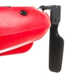 SCK Largo 300 single seat Pedal Kayak ready with aluminium seat and wheelhouse | Red-Yellow