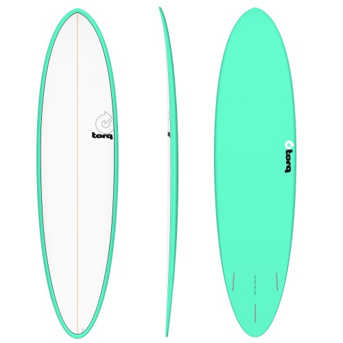 Surfboard TORQ Epoxy TET 7.2 Funboard Seagreen