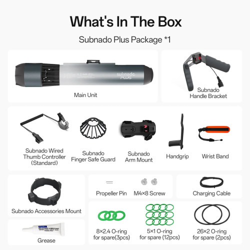 Ηλεκτρικό SeaScooter SUBNADO PLUS - Waydoo