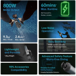 Ηλεκτρικό SeaScooter SUBNADO PLUS - Waydoo