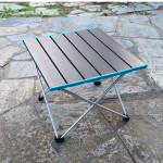 Πτυσσόμενο Τραπέζι camping αλουμινίου 40×35×28 cm Μπλε - Yaia