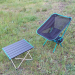Πτυσσόμενο Τραπέζι camping αλουμινίου 40×35×28 cm Μπλε - Yaia