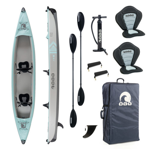 SCK VELOCE Φουσκωτό διθέσιο καγιάκ full drop-stitch